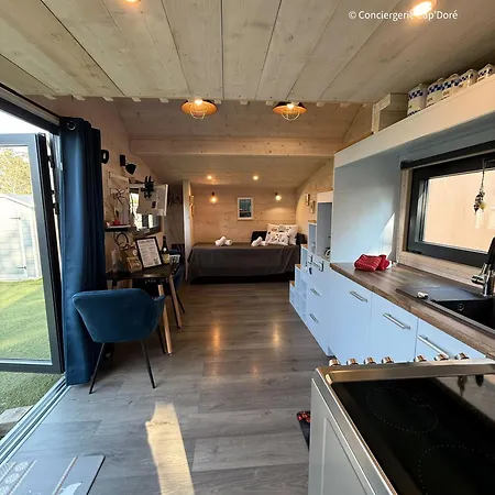 Alpehytte Le Cabanon - Tiny House 150m De La Portbail